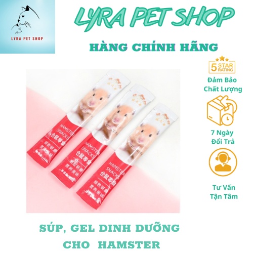Súp thưởng hamster, gel dinh dưỡng cho chuột cung cấp dưỡng chất thiết yếu cho hamster