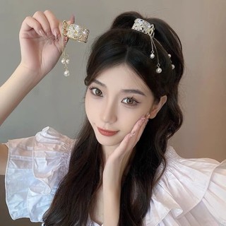 Kẹp tóc đính đá ngọc trai thời trang hàn quốc