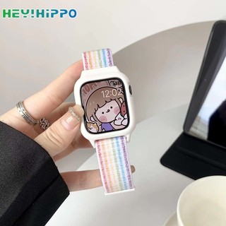 Dây Đeo nylon Họa Tiết Hoạt Hình Dễ Thương Cho Đồng Hồ Thông Minh iwatch 45 / 44 / 42 / 41 / 40 / 38mm series 8 / 7 / 6 / 5 / 4 / SE
