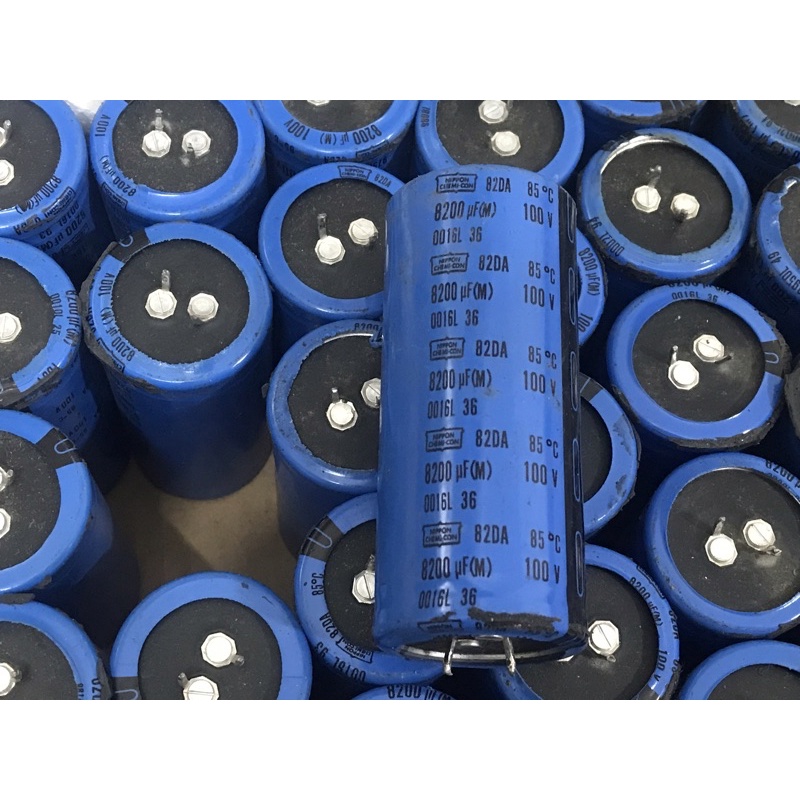 TỤ LỌC NGUỒN 8200uF 100V TỤ HOÁ THÁO MÁY CHÍNH HÃNG NIPPON CHEMICON