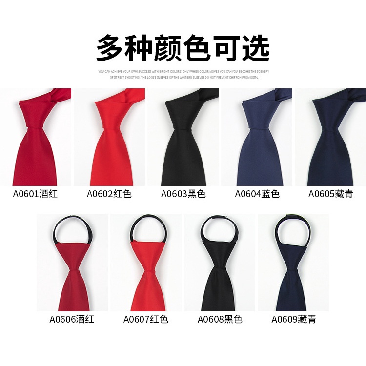 Cà Vạt Nam 10cm Màu Đen / Đỏ / Xanh Thời Trang Công Sở Cao Cấp