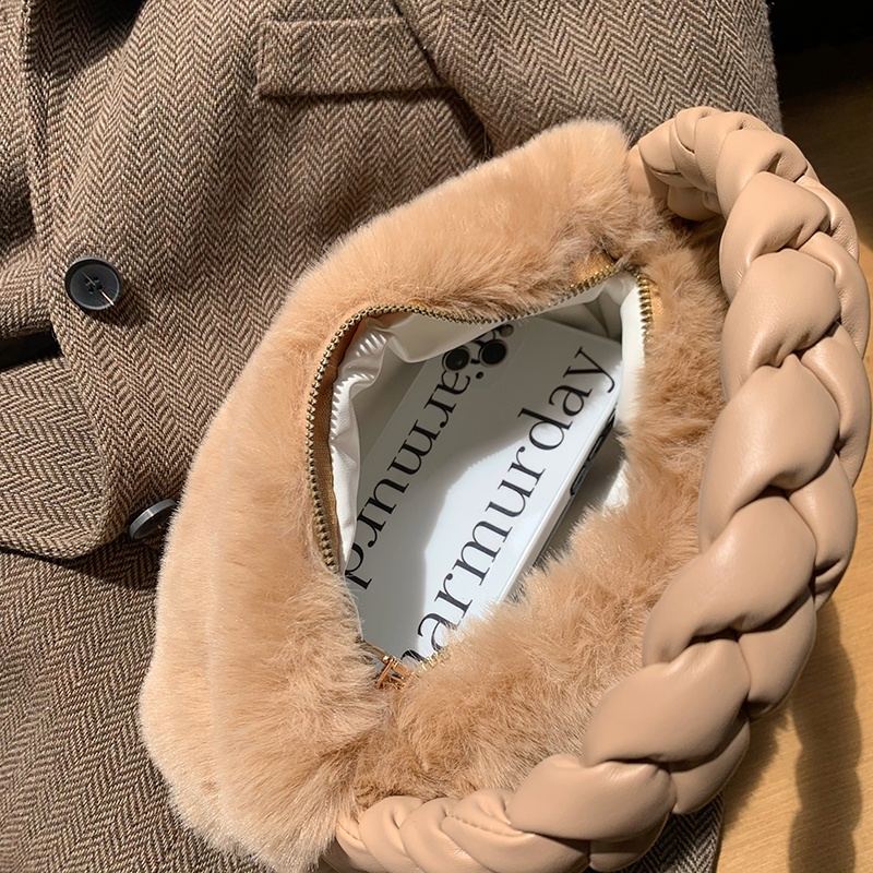 Túi Xách Lông Nhung Hình Đám Mây Thời Trang Cao Cấp Cho Nữ