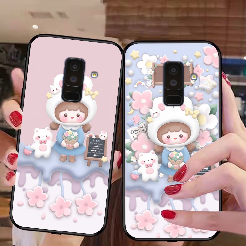 Ốp lưng điện thoại Samsung a6 2018 / ss a6 plus / ss j8 in hình 3d hot chen cute dễ thương