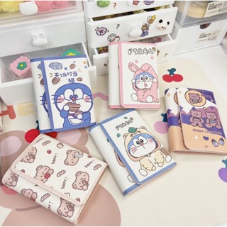 Ví ngắn cầm tay hình dễ thương gấu dâu, Bóp tiền ngắn nhỏ gập cầm tay hình cute, gấu dâu lotso