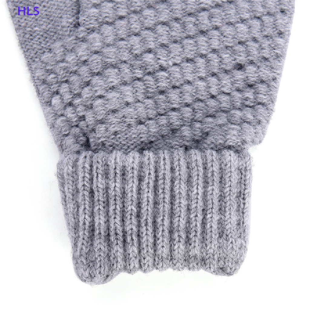 Găng Tay Len Giữ Ấm Mùa Đông Có Thể Sử Dụng Màn Hình Cảm Ứng Dành Cho Nam Nữ