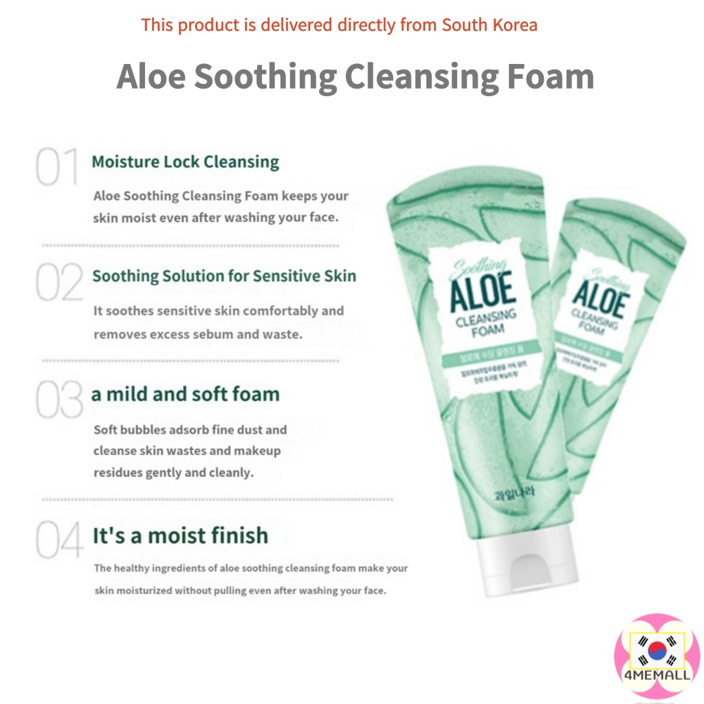 Sữa Rửa Mặt Daiso KWAILNARA 130g Làm Sạch Lỗ Chân Lông Với 4 Loại Tùy