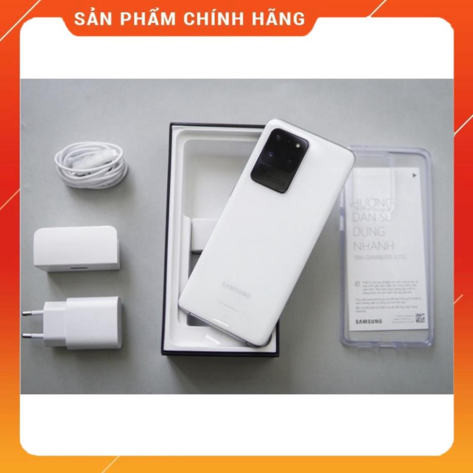 Điện thoại Samsung Galaxy S20 Ultra Màu Trắng  màn hình tràn viền không khuyết điểm, hiệu năng