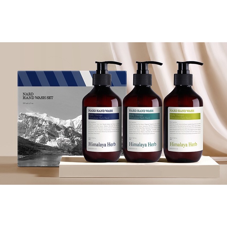 Set 3 chai gel rửa tay diệt khuẩn dưỡng ẩm hương nước hoa Bouquet Garni Nard