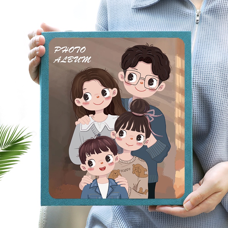 Album ảnh dung lượng 200 ảnh size 9x12cm lưu trữ kỷ niệm, quà tặng người thân yêu, người yêu, gia đình