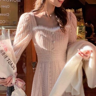 Đầm Midi Dáng Ôm Thời Trang Thu Đông Cho Nữ