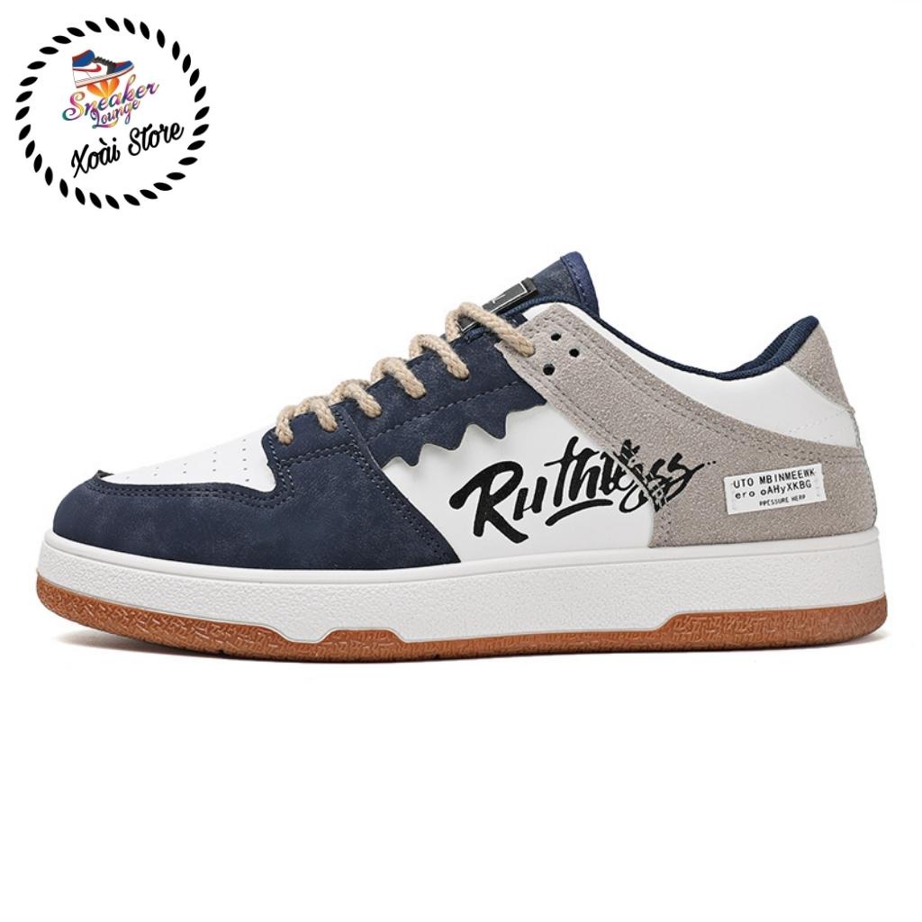 Giày sneaker nam Chukky đơn giản bắt mắt màu nổi bật