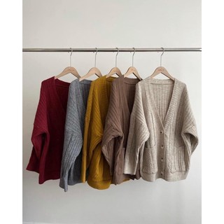 /𝙇𝙞𝙣𝙝𝙖𝙣𝙤𝙛𝙛𝙞𝙘𝙞𝙖𝙡/ ÁO CARDIGAN LEN VẶN THỪNG🇰🇷