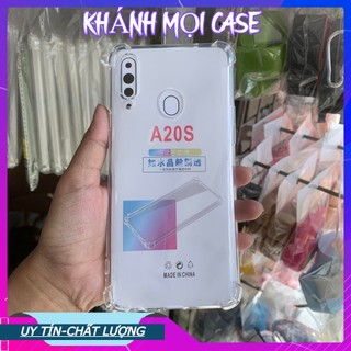 Ốp lưng trong suốt chống sốc có gù 4 góc dành cho Samsung A20s