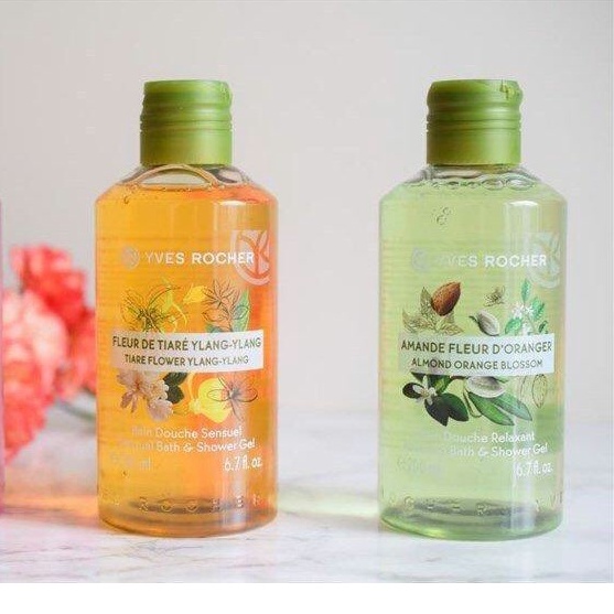 Sữa tắm Yves Rocher gel 400 ml nhiều hương