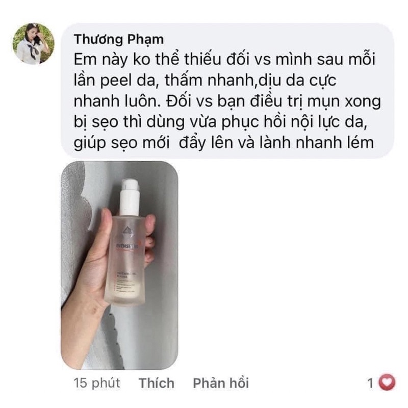 [Bản mới] Huyết Tương Evenswiss Regenerating Plasma dưỡng ẩm phục hồi, làm dịu da treatment