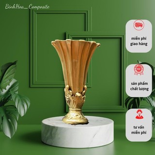 Bình hoa ly a3 composite mã bh51, lọ lắm hoa, lọ hoa cao cấp, bình cắm hoa, bình trang trí