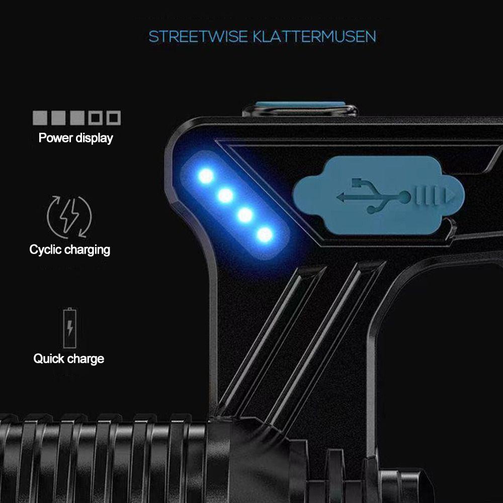 Đèn Pin LED USB Công Suất Cao Có Thể Sạc Lại Tiện Dụng