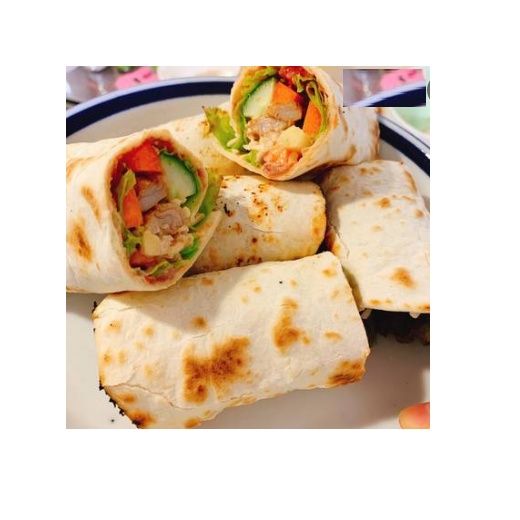 Vỏ TortillaTươi Fresh Từ Bột Ngô,Gạo khoảng 22cm