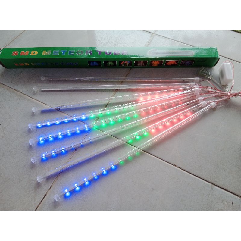 Đèn chớp led sao băng 8 ống