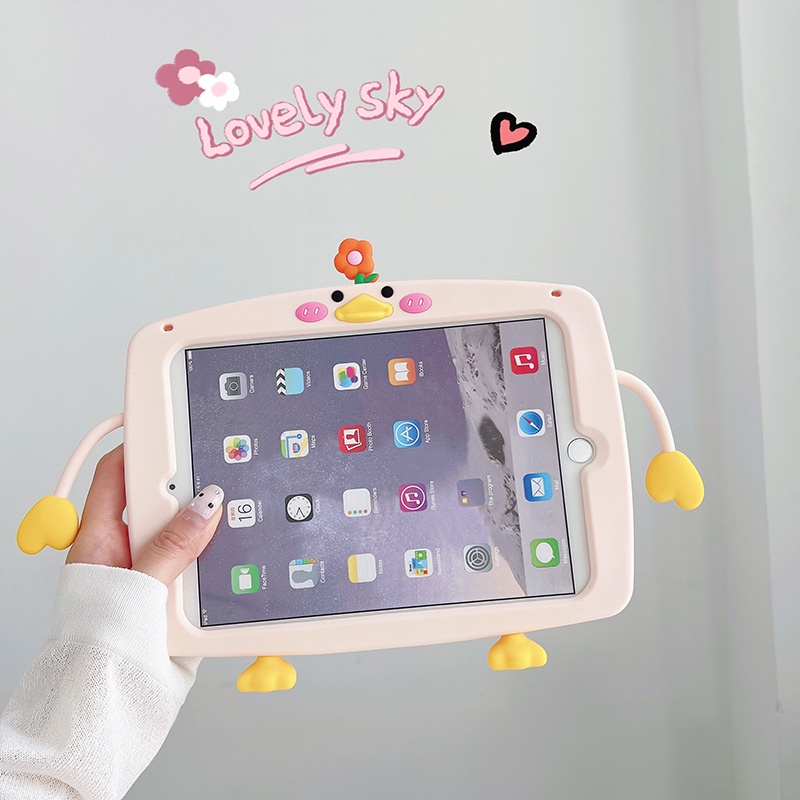 Ốp Máy Tính Bảng Silicone Với Giá Đỡ Gấp Được Cho Xiaomi Pad 5 Mi Pad 5Pro 11inch 2021