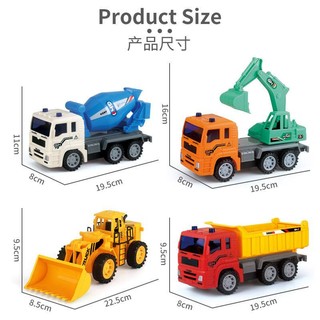 Xe tải xúc đất chống sốc dành cho bé trai trên 3 tuổi