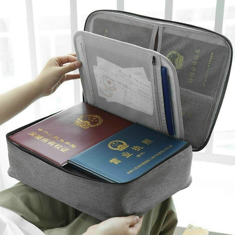 Vali Tài Liệu 3 Tầng Gấp Gọn Có Mã Khóa Số Để Tài Liệu, Giấy Tờ, Hồ Sơ Quan Trọng Cho Cá Nhân, Gia Đình 3 Tầng Tiện