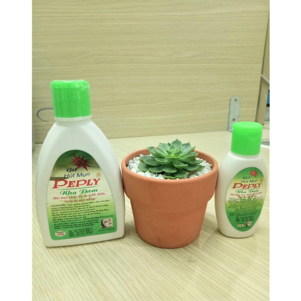 Gel hút mụn Peply nha đam lột sạch mụn siêu sạch