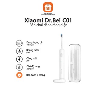 Bàn chải đánh răng điện Xiaomi Dr.Bei C01 - Bảo hành 6 tháng