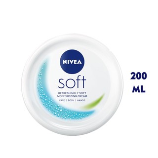 Kem dưỡng làm mềm da nivea soft crème 200ml