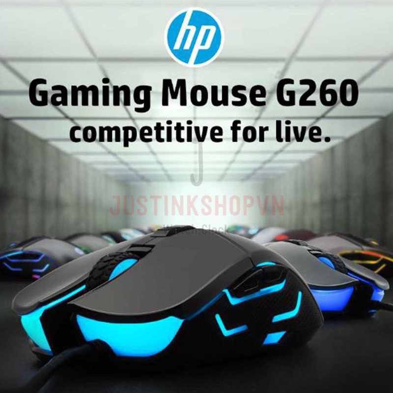 Chuột Gaming Có Dây Led Rgb HP G260 Chuột Máy Tính Laptop Mouse Chơi Game Văn Phòng