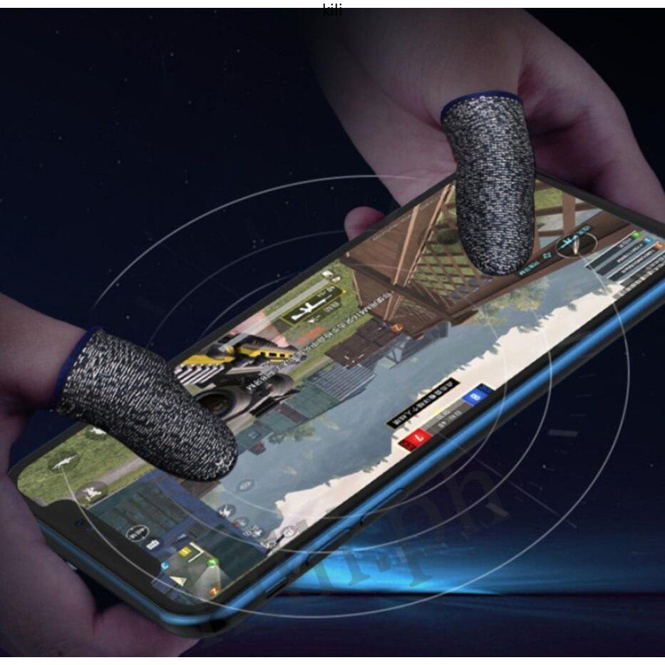 1 Cặp Miếng Dán Ngón Tay Chống Mồ Hôi Và Nước Khi Chơi Game Pubg Legends Mobile