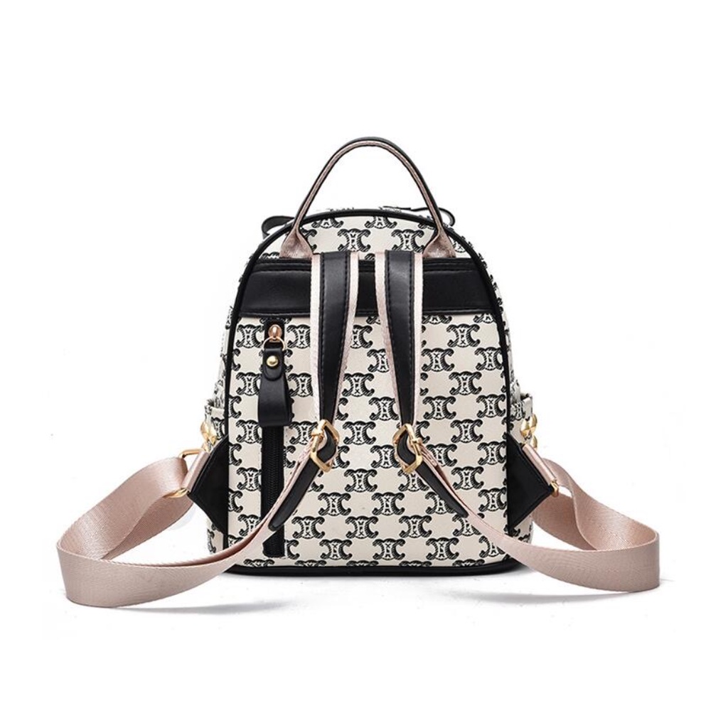 Ba Lô Da In Họa Tiết Chuwanglin Thời Trang Cho Nữ