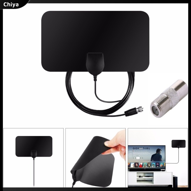 Ăng Ten Hdtv Kỹ Thuật Số Mini Dvb-t2 Có Đầu Chuyển Đổi Cho Hdtv