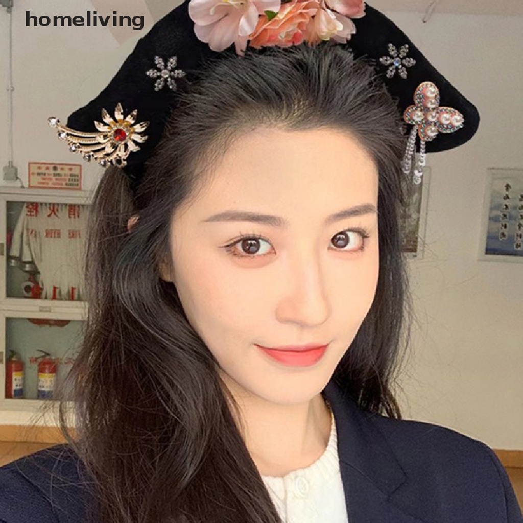 1 Băng Đô Cài Tóc Công Chúa Bằng Vải Phong Cách Trung Hoa Cổ Điển Thời Trang