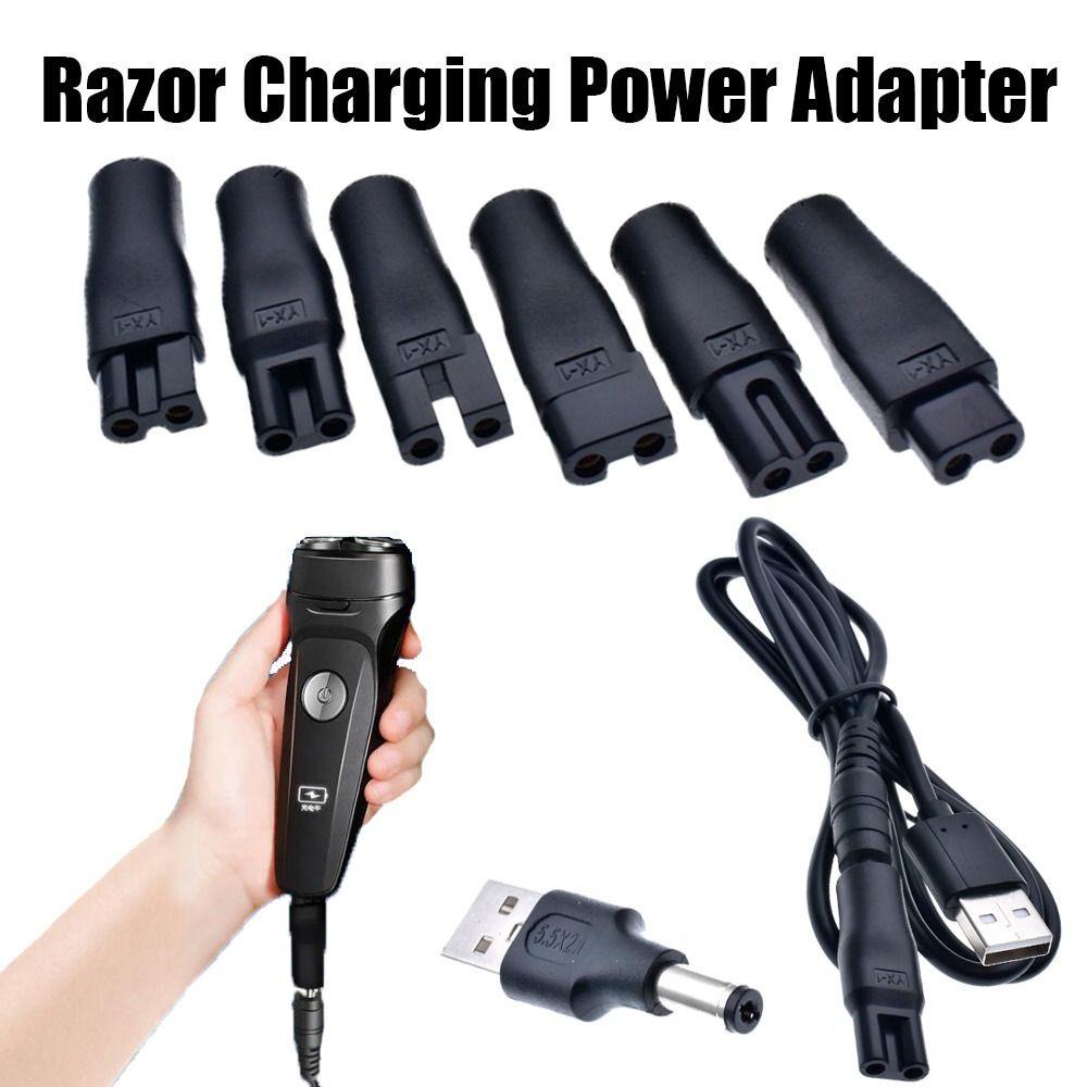 Set 8 Dây Cáp Sạc Máy Cạo Râu 2 Đầu Cắm USB Tiện Dụng