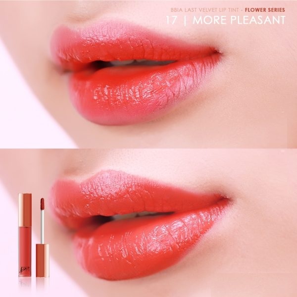 Son Bbia last velvet lip tint Version 4 More Pleasant 17 – Cam san hô