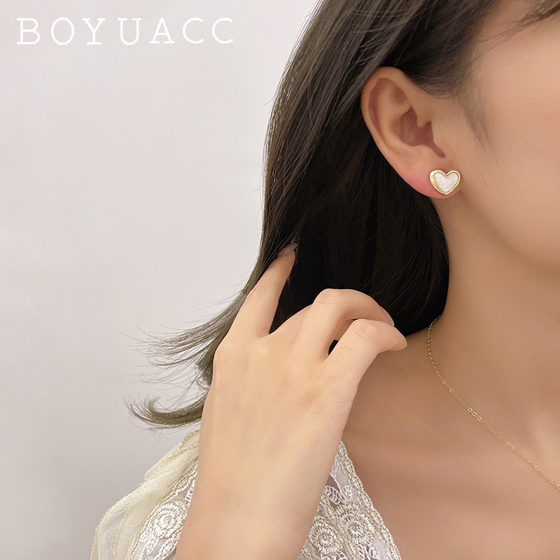 Bông Tai Đính Đá Opal Chất Lượng Cao Cho Nữ