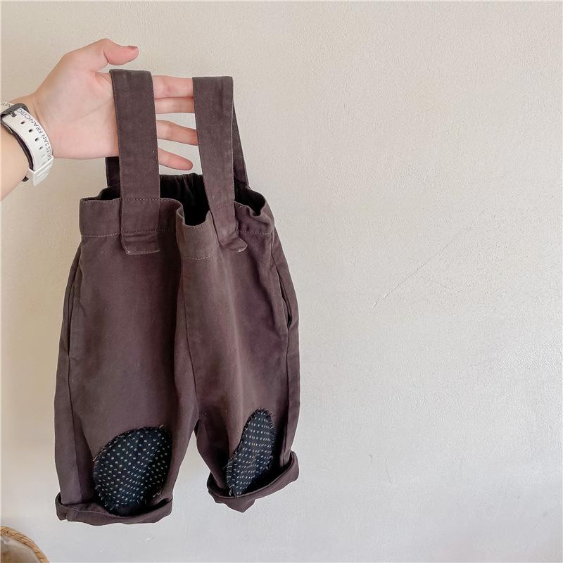 Yếm dài vintage Hàn Quốc cho bé trai bé gái