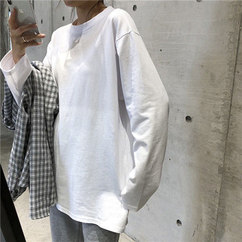 NRVP Áo Thun Nữ Dài Tay Thời Trang Hàn Quốc 2023