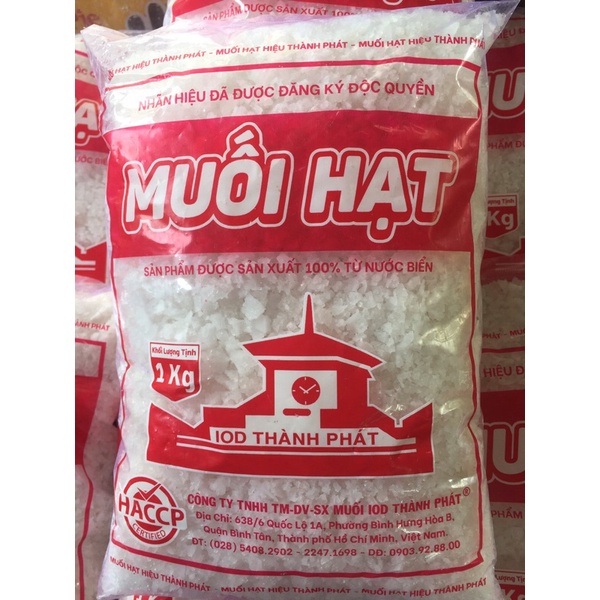 MUỐI HẠT THÀNH PHÁT TÚI 500G/1 KG