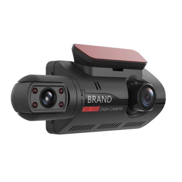 Camera hành trình ô tô 360 độ, 2 camera ghi âm ghi hình 1080P hồng ngoại ban đêm siêu nét, màn hình 3inch