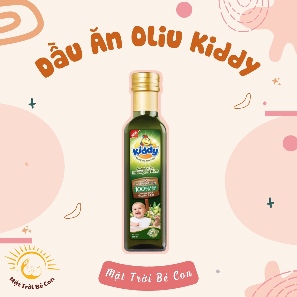 dầu ăn cho bé ăn dặm Kiddy Oliu - Cá hồi 250ml