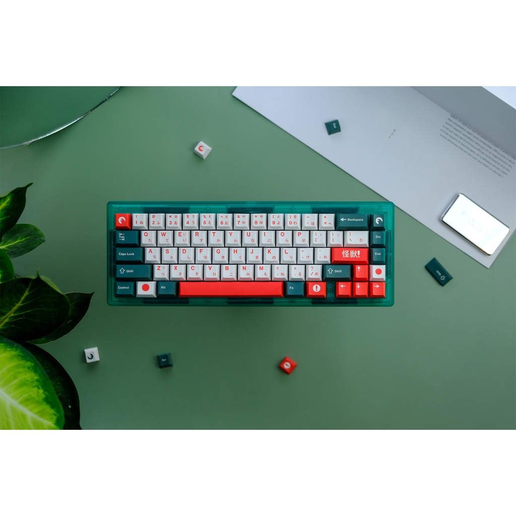 GMK Monster Keycap, 129 phím PBT Keycaps Cherry Profile DYE-SUB Cá nhân hóa GMK Keycaps cho bàn phím cơ
