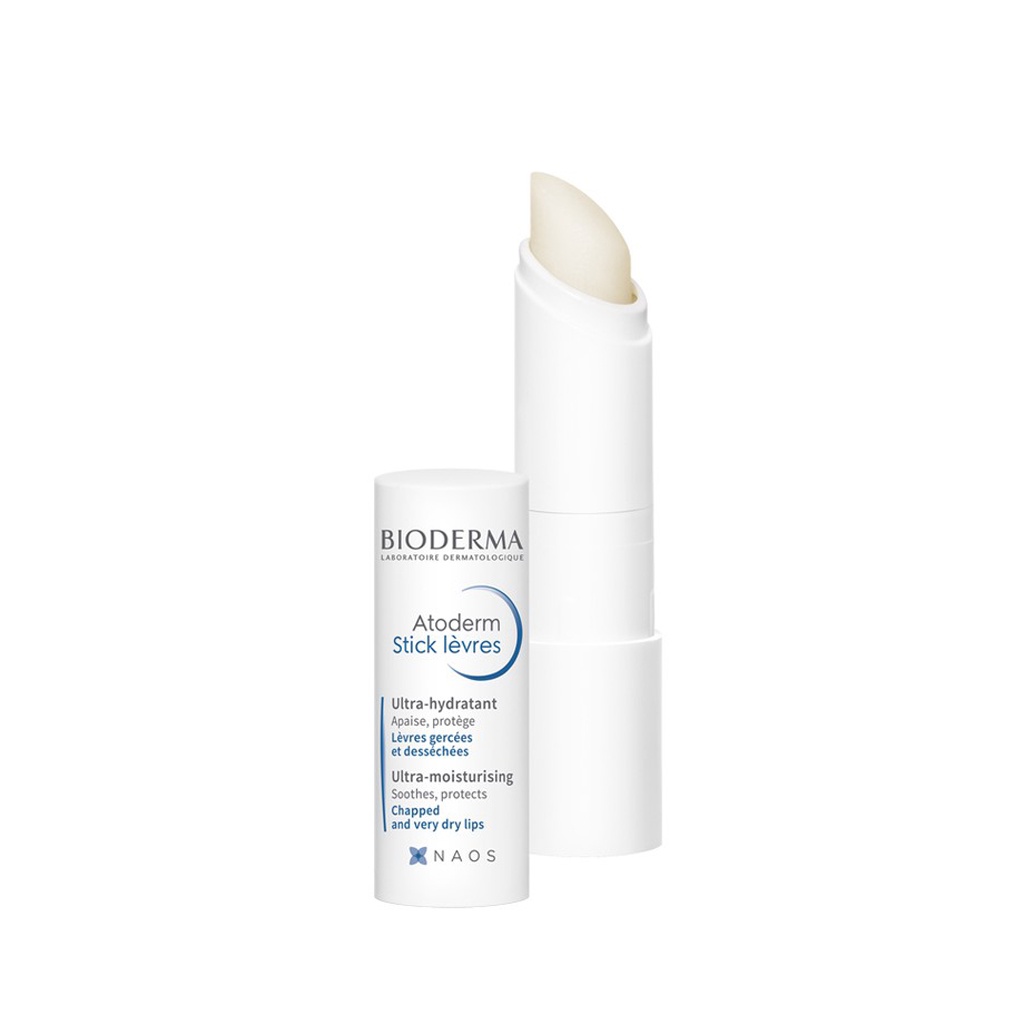 Sáp Dưỡng Môi Khô Nứt Nẻ Bioderma Atoderm Stick Levres 4g