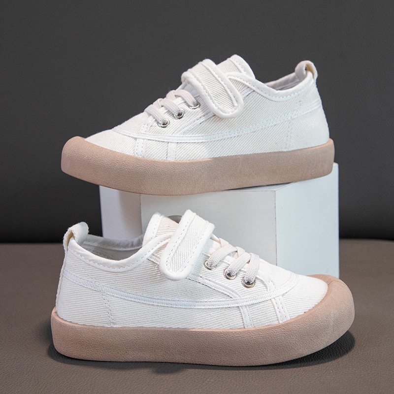 Giày Thể Thao Vải Canvas Đế Mềm Thời Trang 2022 Cho Bé
