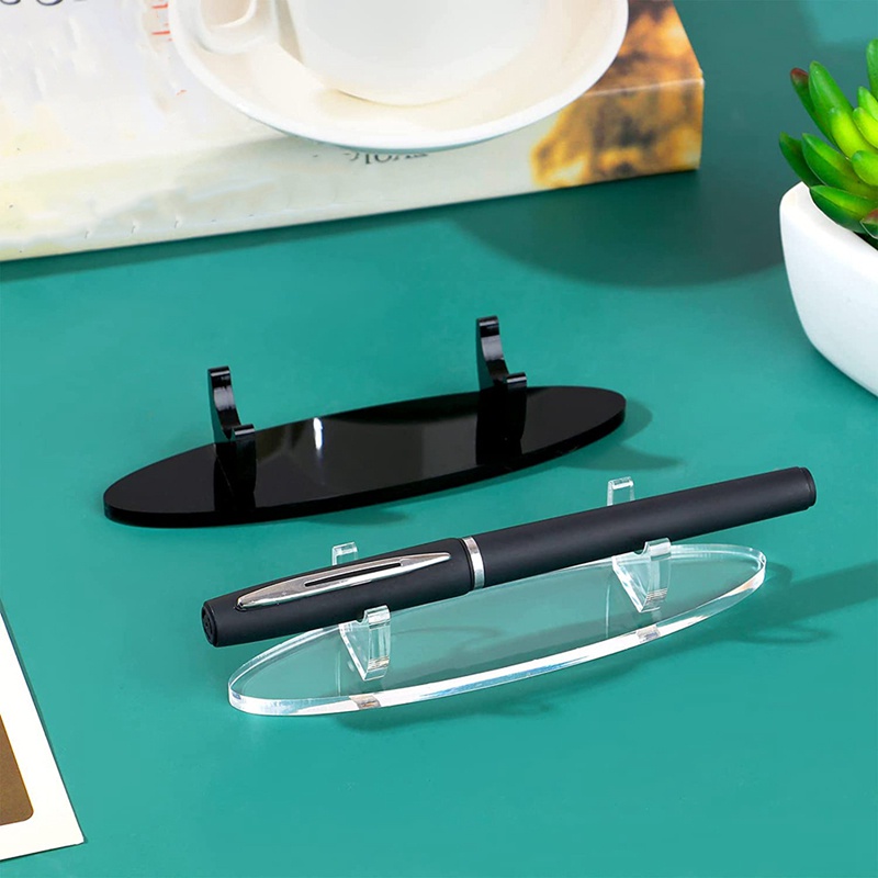 Bộ 2 Giá Đỡ Bút Bằng Acrylic Trong Suốt Tiện Dụng