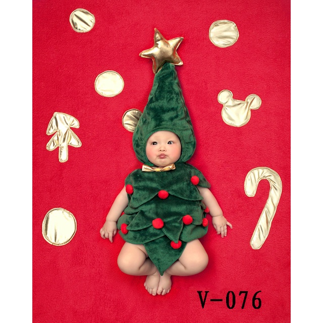 Bộ Đồ Hóa Trang Cây Thông Giáng Sinh / Halloween Cho Bé