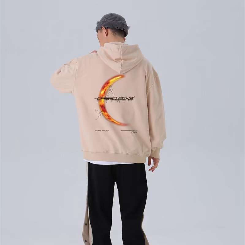 Áo hoodie Dáng Rộng In Chữ Phong Cách Hàn Quốc Thời Trang Cao Cấp Cho Nam
