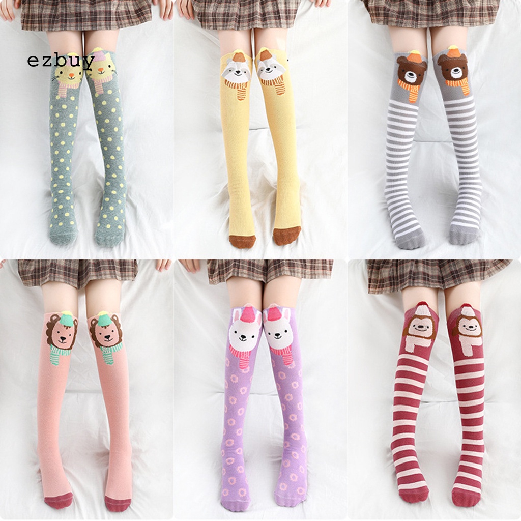 Vớ Cao Cổ In Hình Động Vật Dễ Thương Cho Bé Từ 3-12 Tuổi BOBORA