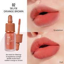 Son Kem Peripera Ink Airy Velvet #02Selfie Orange Brown